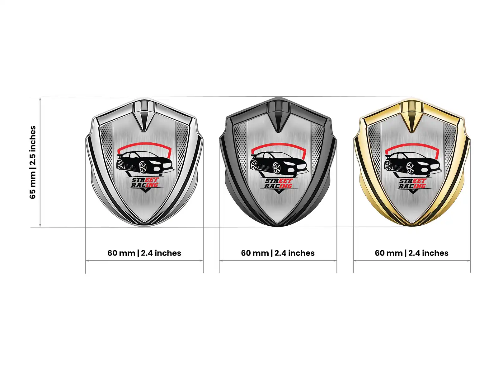 Fender Badge Tuning Inspired Shiny Emblem